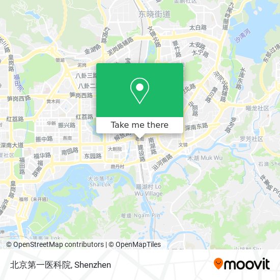 北京第一医科院 map