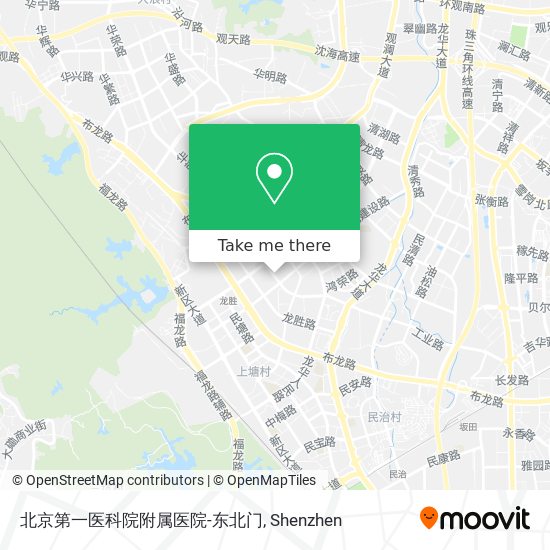 北京第一医科院附属医院-东北门 map