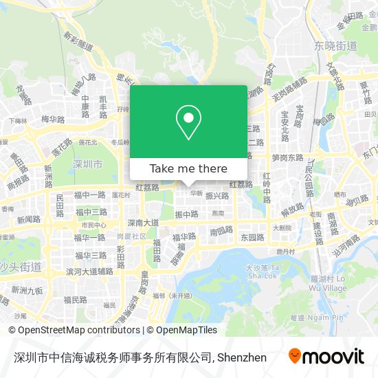 深圳市中信海诚税务师事务所有限公司 map