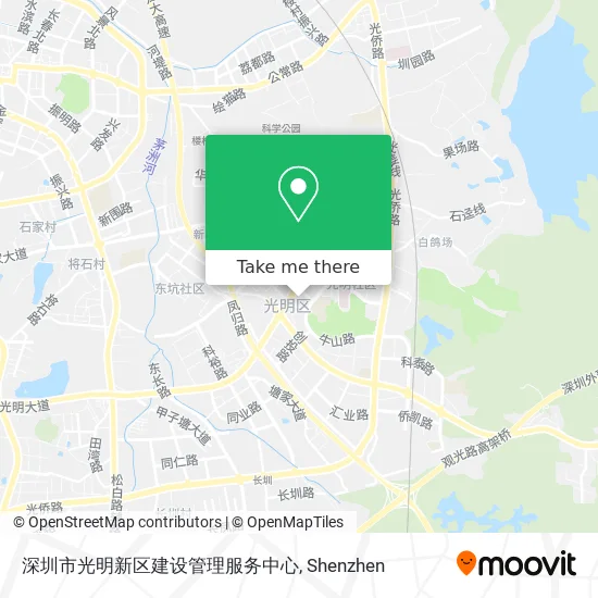 深圳市光明新区建设管理服务中心 map