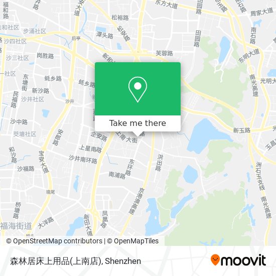森林居床上用品(上南店) map