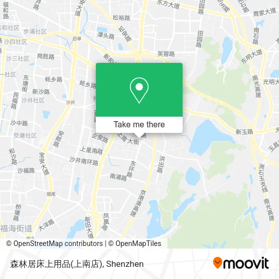森林居床上用品(上南店) map