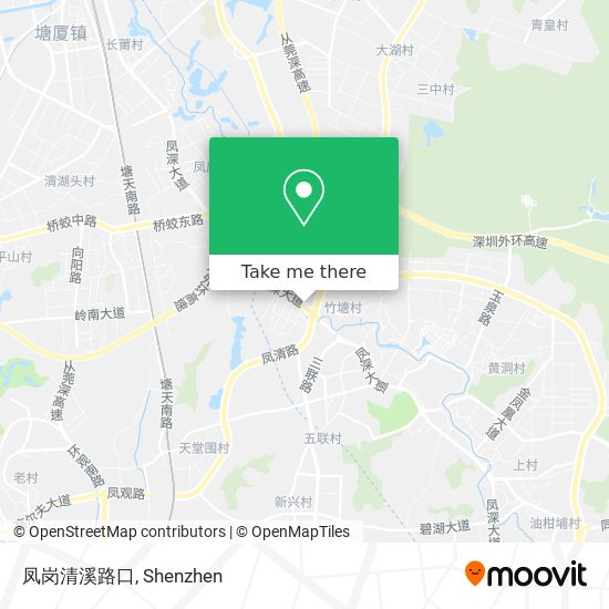 凤岗清溪路口 map