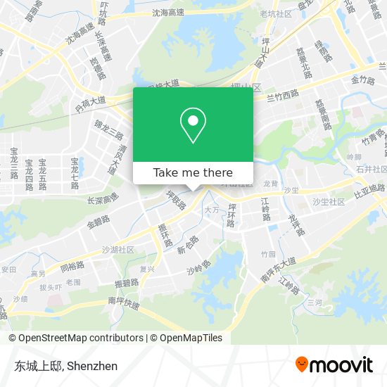 东城上邸 map