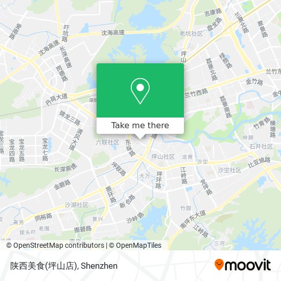 陕西美食(坪山店) map