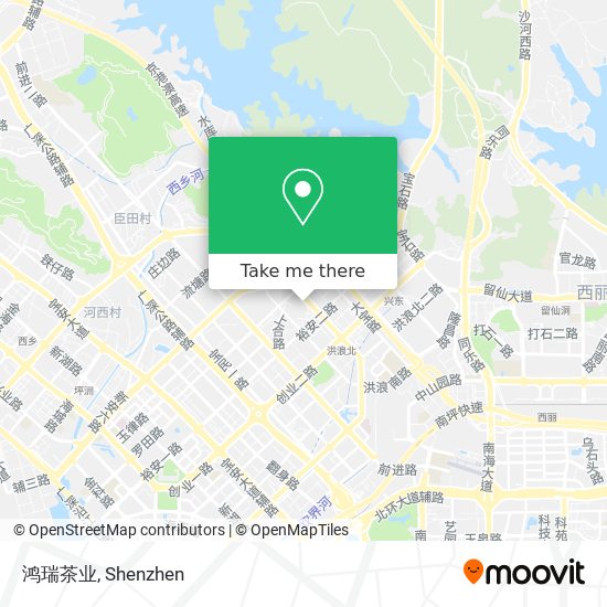 鸿瑞茶业 map