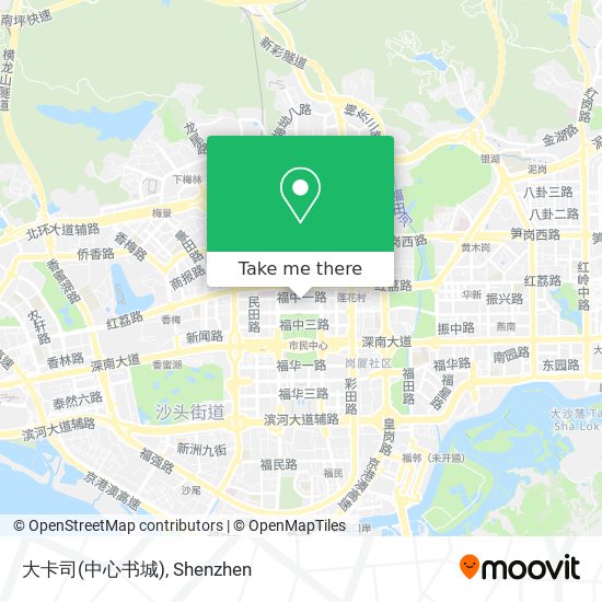 大卡司(中心书城) map