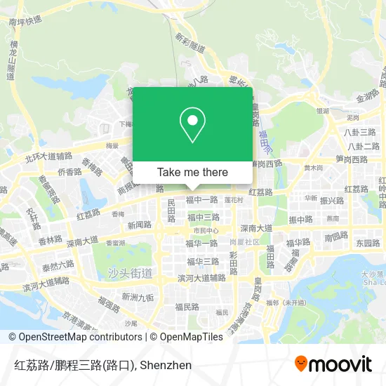 红荔路/鹏程三路(路口) map