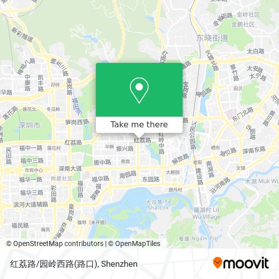 红荔路/园岭西路(路口) map