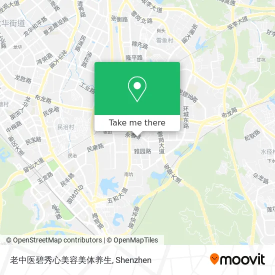 老中医碧秀心美容美体养生 map
