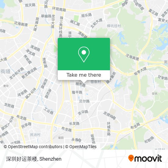 深圳好运茶楼 map