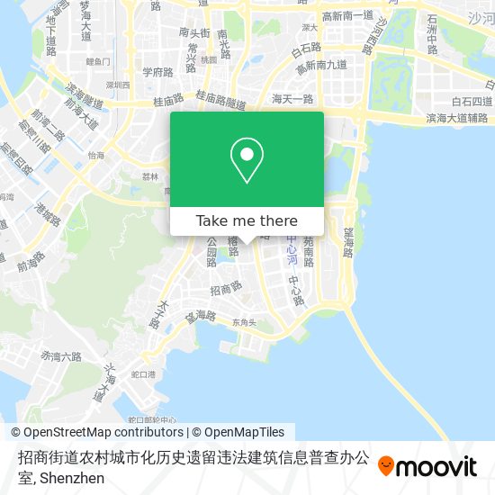 招商街道农村城市化历史遗留违法建筑信息普查办公室 map