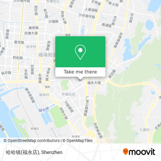 哈哈镜(福永店) map