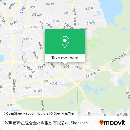 深圳市新星轻合金材料股份有限公司 map