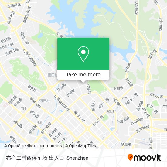 布心二村西停车场-出入口 map