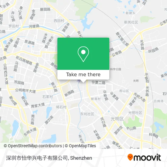深圳市怡华兴电子有限公司 map