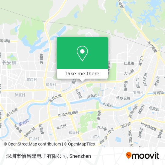 深圳市怡昌隆电子有限公司 map