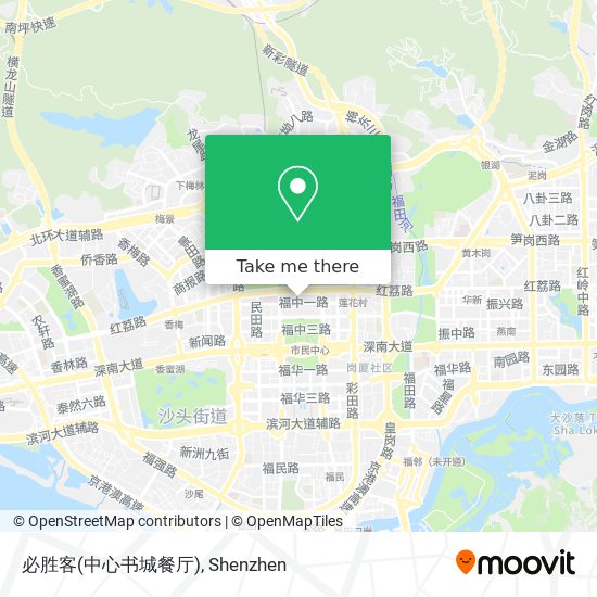 必胜客(中心书城餐厅) map