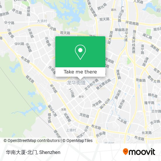 华南大厦-北门 map