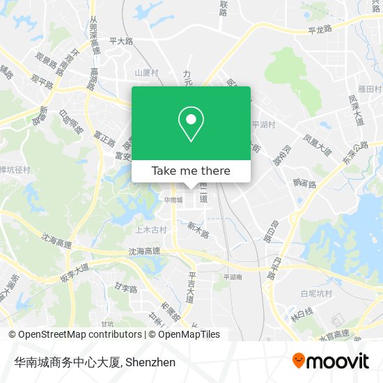 华南城商务中心大厦 map
