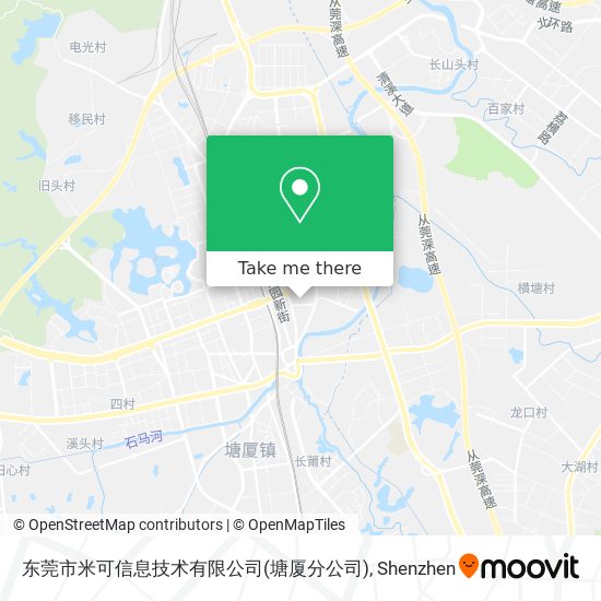 东莞市米可信息技术有限公司(塘厦分公司) map