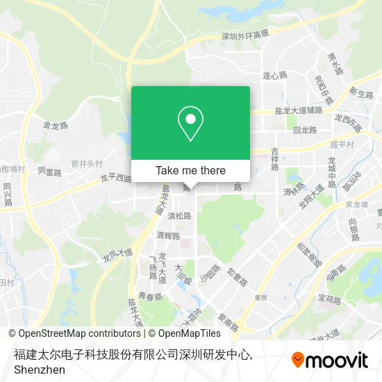 福建太尔电子科技股份有限公司深圳研发中心 map
