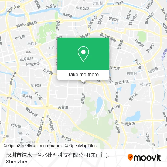深圳市纯水一号水处理科技有限公司(东南门) map