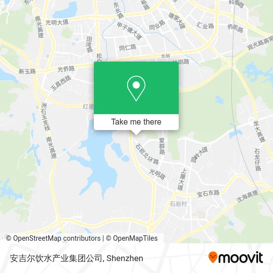 安吉尔饮水产业集团公司 map