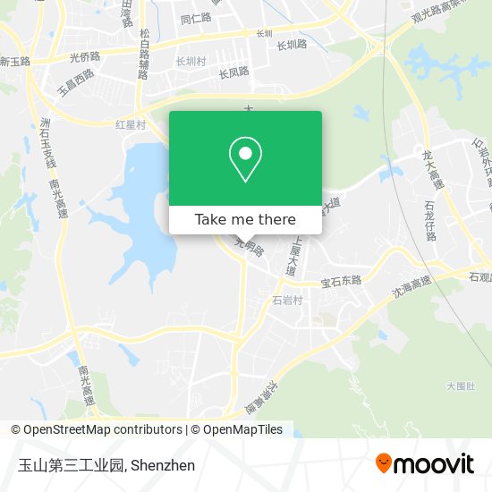 玉山第三工业园 map