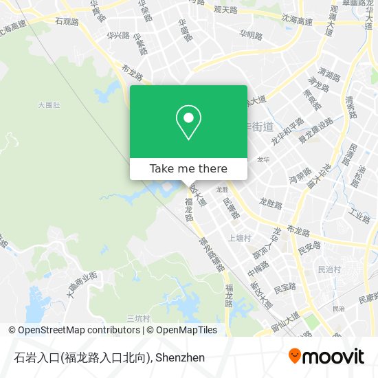 石岩入口(福龙路入口北向) map