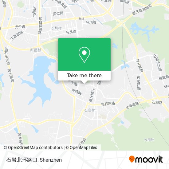 石岩北环路口 map