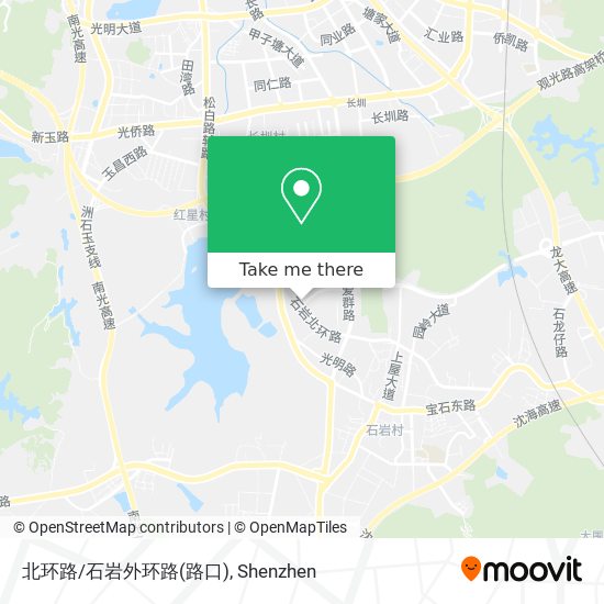 北环路/石岩外环路(路口) map