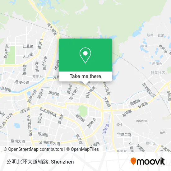 公明北环大道辅路 map