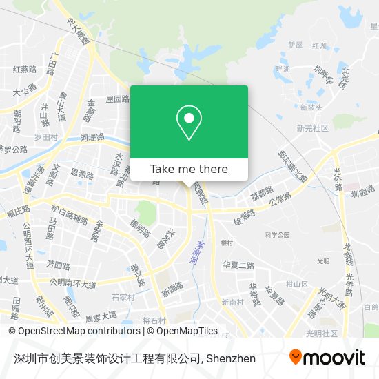 深圳市创美景装饰设计工程有限公司 map