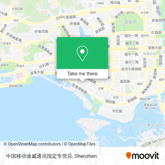 中国移动迪威通讯指定专营店 map