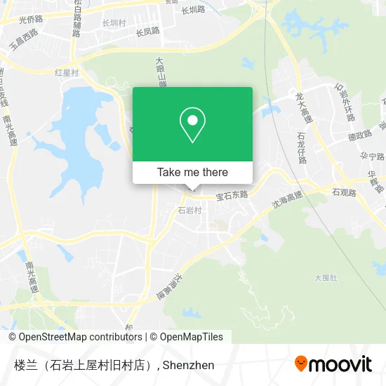 楼兰（石岩上屋村旧村店） map