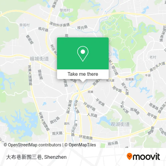 大布巷新围三巷 map