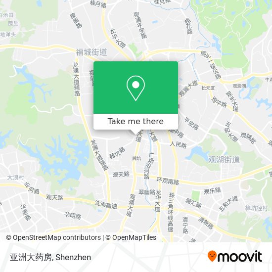 亚洲大药房 map