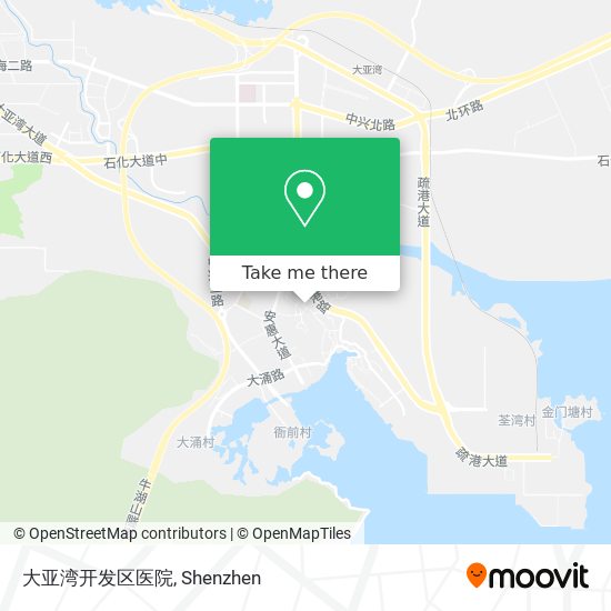 大亚湾开发区医院 map
