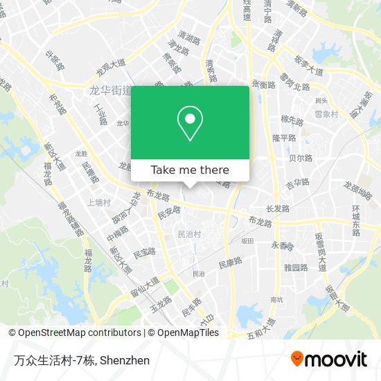万众生活村-7栋 map