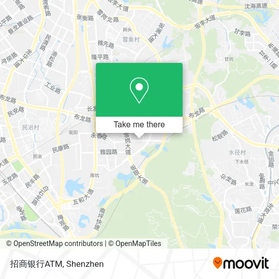 招商银行ATM map