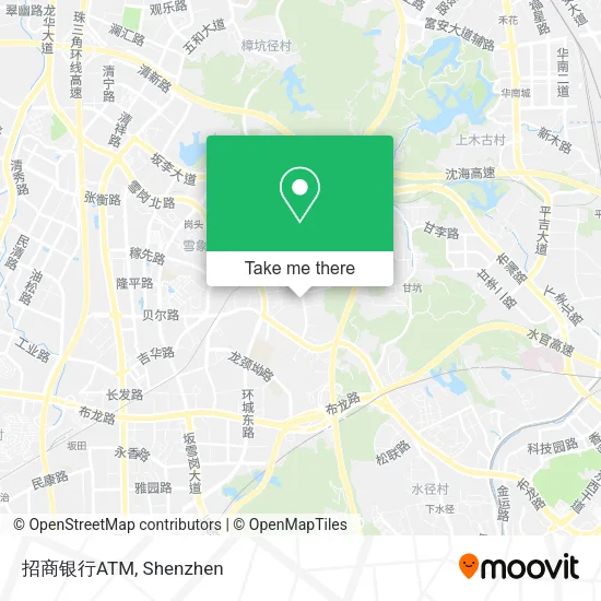 招商银行ATM map