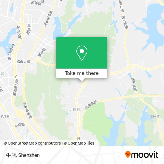 牛店 map