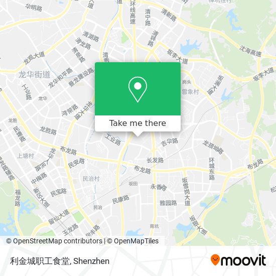 利金城职工食堂 map