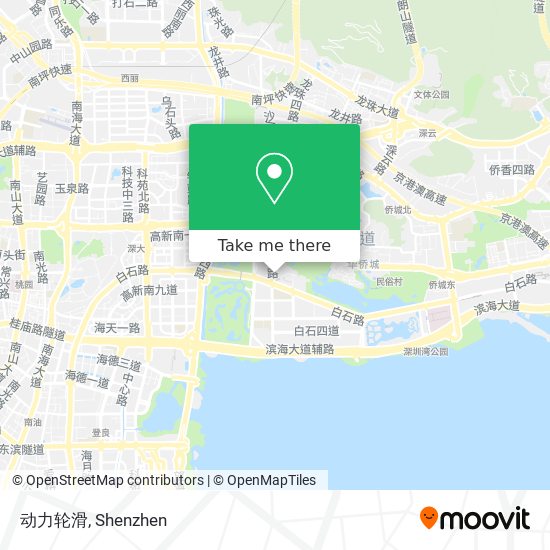 动力轮滑 map