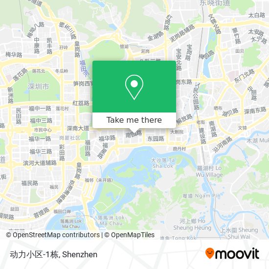 动力小区-1栋 map