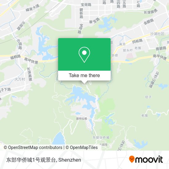 东部华侨城1号观景台 map