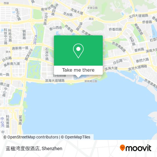 蓝楹湾度假酒店 map