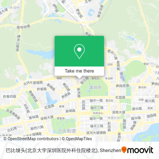 巴比馒头(北京大学深圳医院外科住院楼北) map