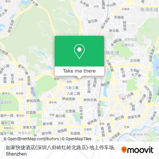 如家快捷酒店(深圳八卦岭红岭北路店)-地上停车场 map